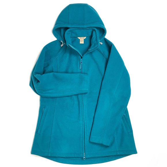 windproof hooded fleece jacket